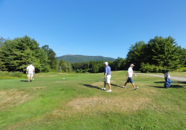 Golfing The Shattuck 8-12-13 Pete, Tim and Jim play The Shattuck in Jaffrey NH while Bruce tags along injured and unable to play but filling the role...