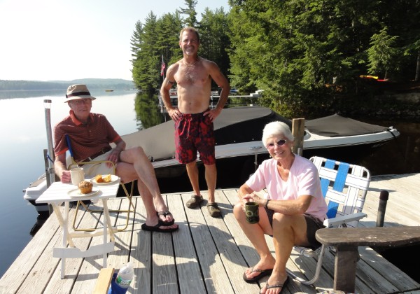 Bridgton Vacation August 2015 I took two different trips up to the cottage where my folks were enjoying 2 glorious weeks on Woods Pond in Bridgton...